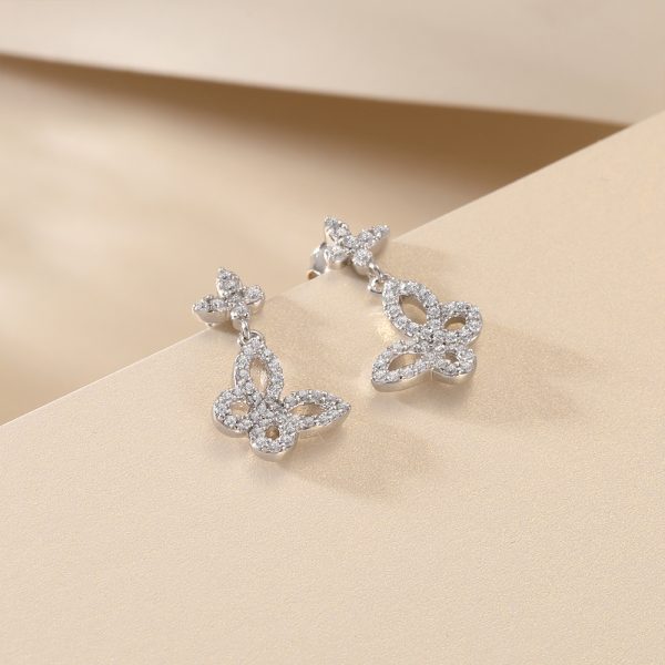 S925 Silver Bow Tassel Earrings – Elegant and Playful Dangle Earrings for Women’s Chic Fashion - Image 4