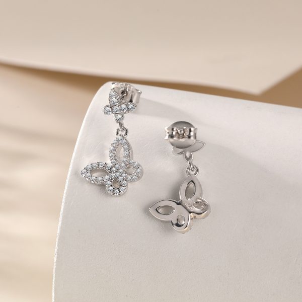 S925 Silver Bow Tassel Earrings – Elegant and Playful Dangle Earrings for Women’s Chic Fashion - Image 2