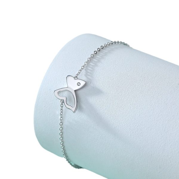 S925 Silver Hollow Butterfly Bracelet – Intricately Designed Elegant Jewelry for a Light and Airy Feel - Image 5
